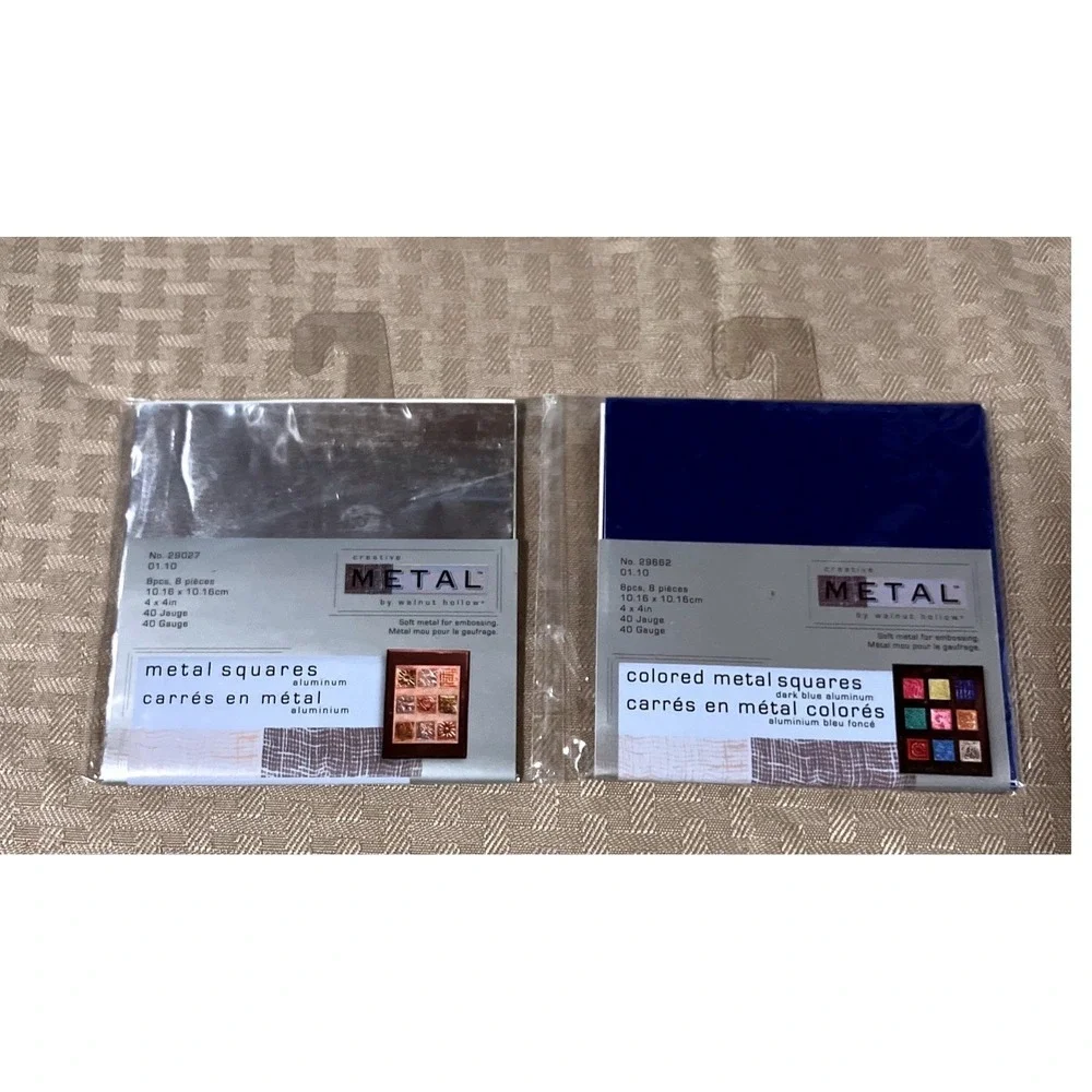 Walnut Hollow Creative METAL Embossing Collection 11 Packs NOS Sealed Vintage